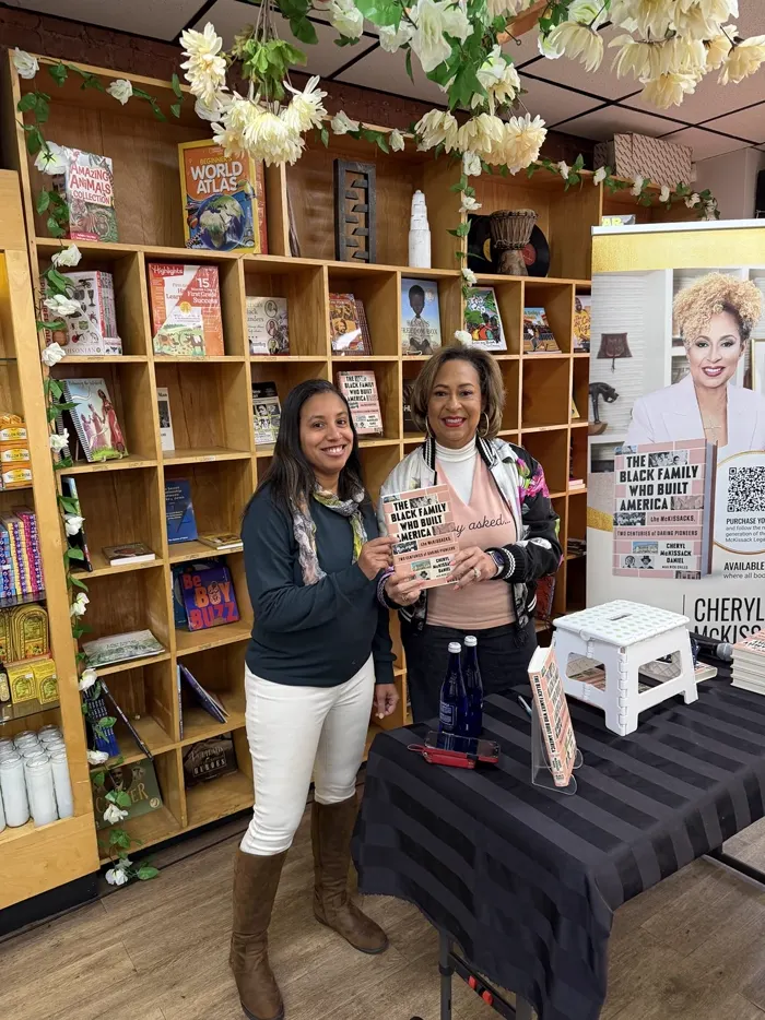 Cheryl McKissack Daniel at a book signing inside Nicholas Brooklyn