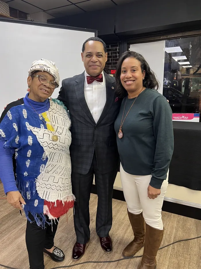 Kufunya Star Rebel and Wesley Muhammad at Nicholas Brooklyn
