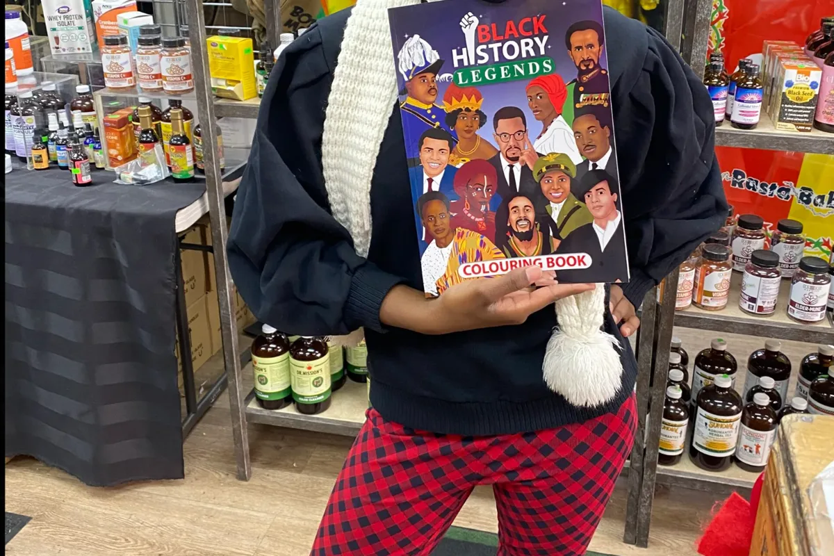 Black History Legends Colouring Book at Nicholas Brooklyn